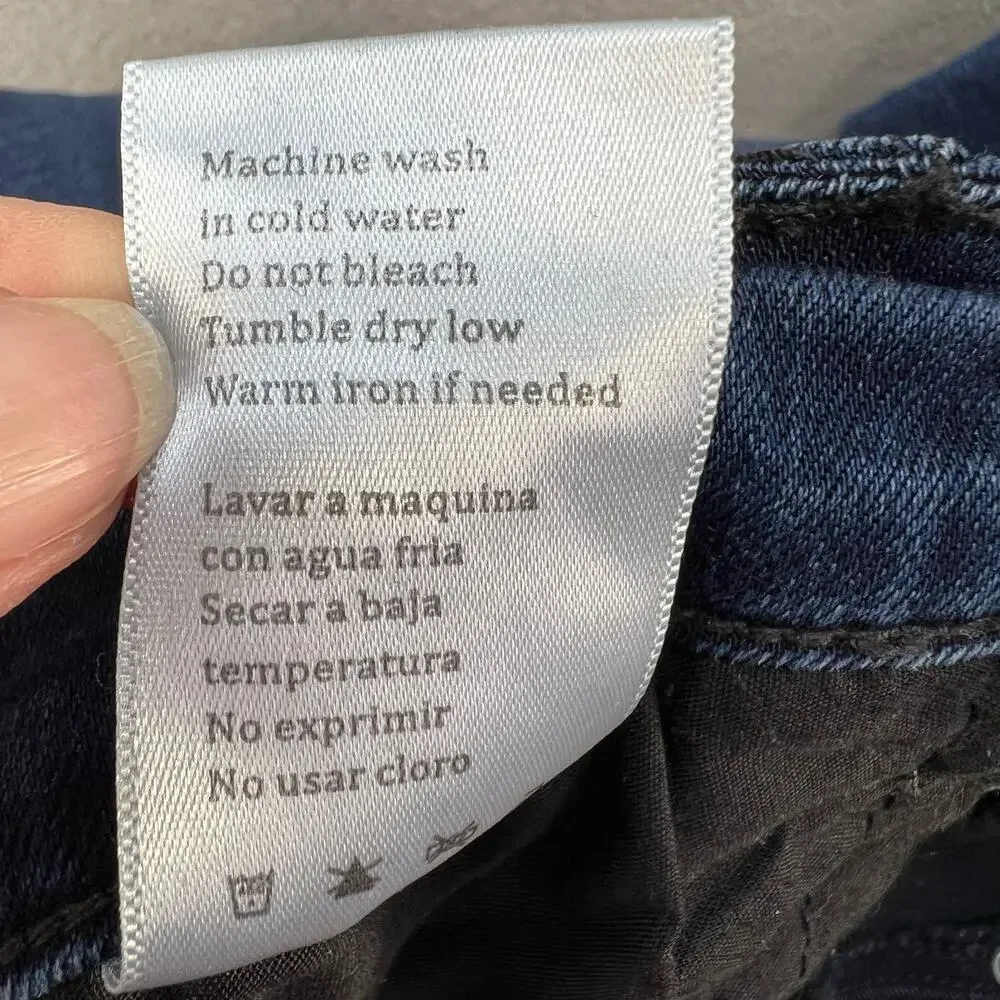 KanCan Jeans Women's Size 26 (5) Blue Moto Multi Zipper Pockets Skinny Normcore - Picture 12 of 12